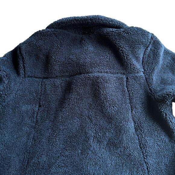 The North Face Black Sherpa Funnel Neck Pullover Sweatshirt youth XL WMN Size S - Picture 6 of 10